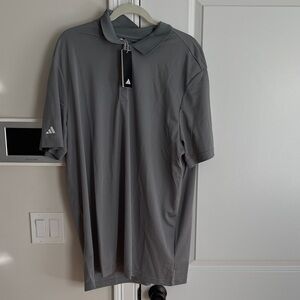 Adidas Men's Polo Shirt in Charcoal
